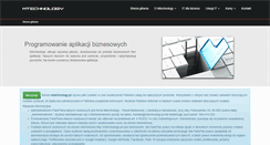 Desktop Screenshot of mtechnology.pl